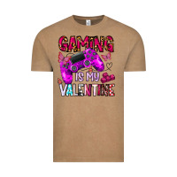 Vintage Coffee gaming is my valentine Vintage Tee - CowhideDigitalArt