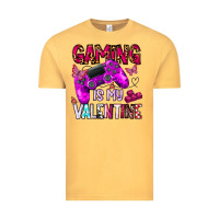 Vintage Mustard gaming is my valentine Vintage Tee - CowhideDigitalArt