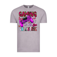 Vintage Zinc gaming is my valentine Vintage Tee - CowhideDigitalArt