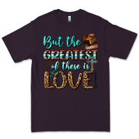 Plum But The Greatest Of These Is Love Premium Tee - BundleAndBundleShop