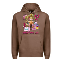 Chestnut shopping life  gnome Premium Hoodie - BarkalooDesign