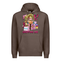 Coffee shopping life  gnome Premium Hoodie - BarkalooDesign