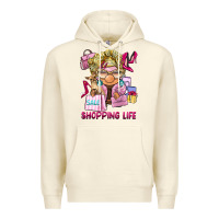 Sandshell shopping life  gnome Premium Hoodie - BarkalooDesign