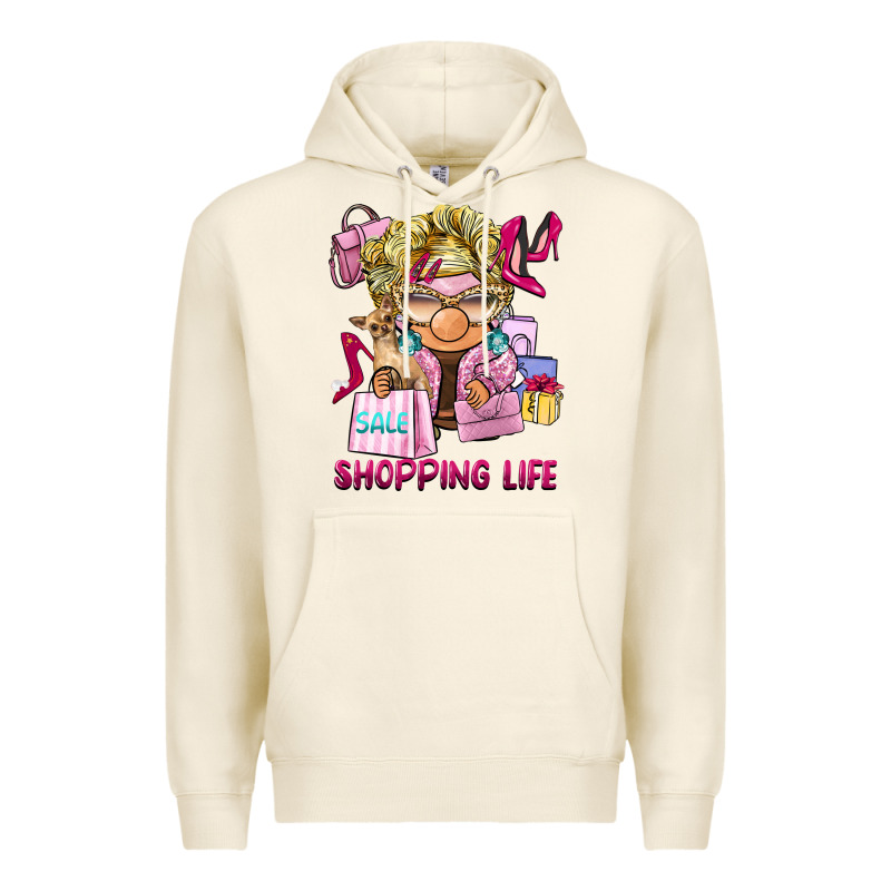 Shopping Life  Gnome Premium Hoodie by BarkalooDesign | Teevron