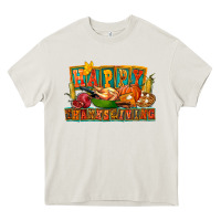 Cream Happy Thanksgiving Heavy Core Tee - FaDigitalArtStudio