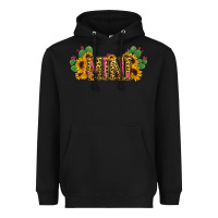 Black Cactus Leopard Sunflower Mama and Mini Set Heavyweight Hoodie - Jasminsmagicworld