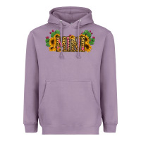 Lavender Cactus Leopard Sunflower Mama and Mini Set Heavyweight Hoodie - Jasminsmagicworld