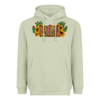 Matcha Cactus Leopard Sunflower Mama and Mini Set Heavyweight Hoodie - Jasminsmagicworld