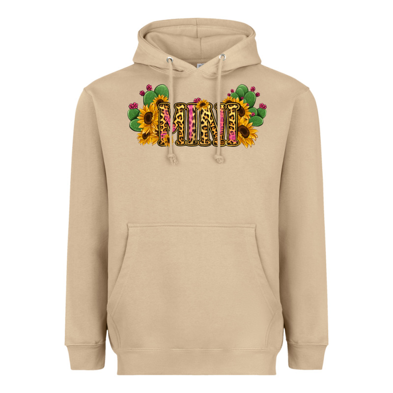 Cactus Leopard Sunflower Mama And Mini Set Heavyweight Hoodie by Jasminsmagicworld | Teevron