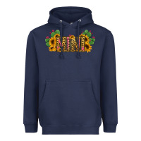 Navy Cactus Leopard Sunflower Mama and Mini Set Heavyweight Hoodie - Jasminsmagicworld