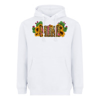 White Cactus Leopard Sunflower Mama and Mini Set Heavyweight Hoodie - Jasminsmagicworld