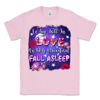 Bubblegum Pink Why fall in love when you can fall asleep Classic Tee - FaDigitalArtStudio