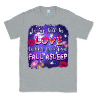 Heather Grey Why fall in love when you can fall asleep Classic Tee - FaDigitalArtStudio