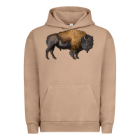 Pigment Burro american bison body Urban Hoodie - RanaPortraitStore