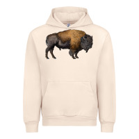 Sandshell american bison body Urban Hoodie - RanaPortraitStore