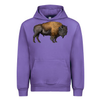 Tulip american bison body Urban Hoodie - RanaPortraitStore