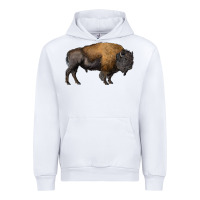 White american bison body Urban Hoodie - RanaPortraitStore
