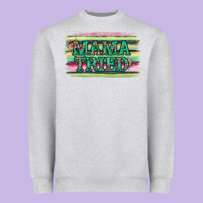 Floral Mama Tried Heavyweight Sweatshirt Designed By Jasminsmagicworld