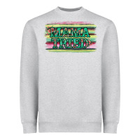 Heather Grey Floral Mama Tried Heavyweight Sweatshirt - Jasminsmagicworld