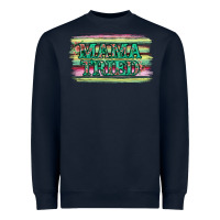 Navy Floral Mama Tried Heavyweight Sweatshirt - Jasminsmagicworld