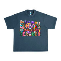 Midnight Navy Every Bunny Favorite Teacher Easter Urban Heavy Tee - CowhideDigitalArt