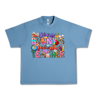 Pebble Blue Every Bunny Favorite Teacher Easter Urban Heavy Tee - CowhideDigitalArt