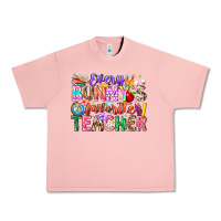 Salmon Every Bunny Favorite Teacher Easter Urban Heavy Tee - CowhideDigitalArt