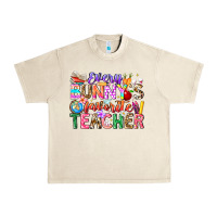 Sandshell Every Bunny Favorite Teacher Easter Urban Heavy Tee - CowhideDigitalArt