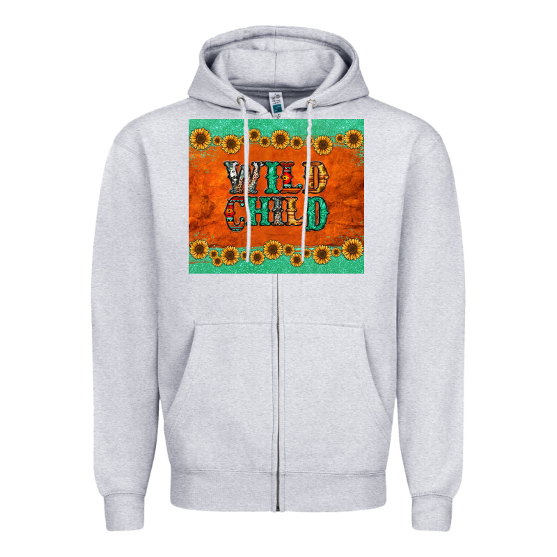 Western Wild Child Zipper Hoodie by Jasminsmagicworld | Teevron