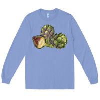 Colony Blue Artichoke Long Sleeve Tee - LillyAllenDesigns