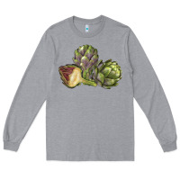 Heather Grey Artichoke Long Sleeve Tee - LillyAllenDesigns