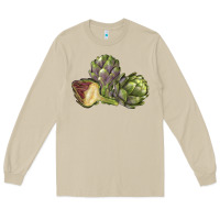 Mushroom Artichoke Long Sleeve Tee - LillyAllenDesigns