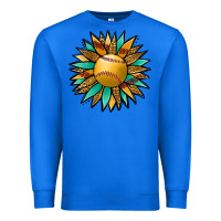 True Royal Softball Sunflower Premium Sweatshirt - Jasminsmagicworld