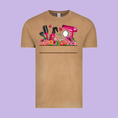 Hair Stylist Your Textt Vintage Tee Designed By Cowhidedigitalart