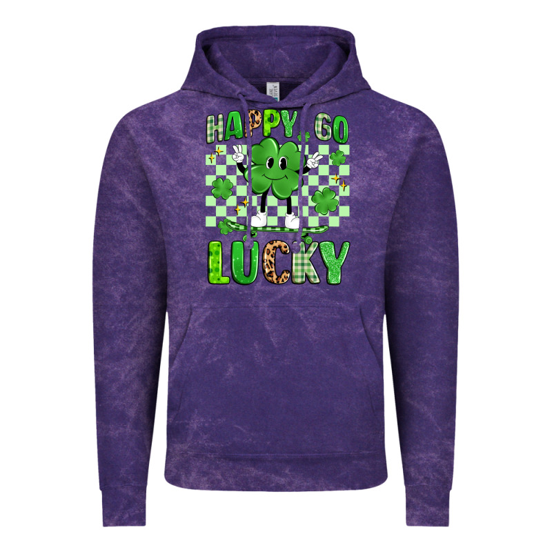 Happy Go Lucky Vintage Hoodie by Artiststas | Teevron
