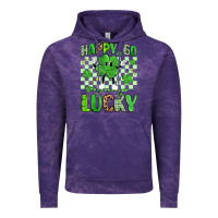Cloud Purple happy go lucky Vintage Hoodie - Artiststas