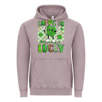 Vintage Zinc happy go lucky Vintage Hoodie - Artiststas
