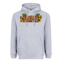 Heather Grey Cactus Leopard Sunflower Mama and Mini Set Heavyweight Hoodie - Jasminsmagicworld