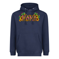 Navy Cactus Leopard Sunflower Mama and Mini Set Heavyweight Hoodie - Jasminsmagicworld