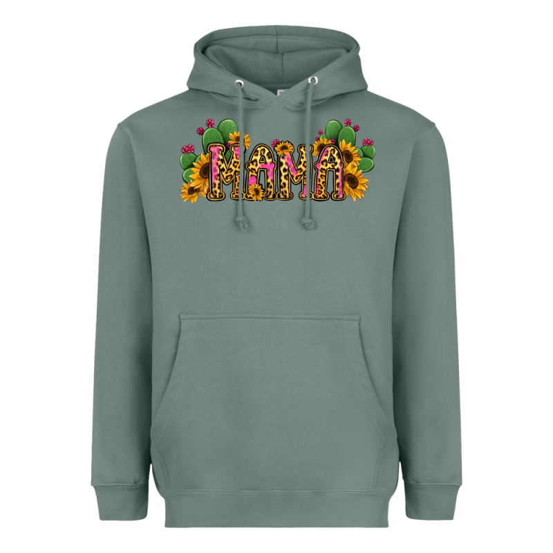 Cactus Leopard Sunflower Mama And Mini Set Heavyweight Hoodie by Jasminsmagicworld | Teevron
