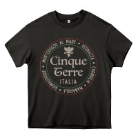Asphalt cinque terre italia gift for italian mediterranean travelers t shirt Heavy Core Tee - baoMotion