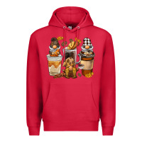 Cardinal Coffee gnome Premium Hoodie - BarkalooDesign