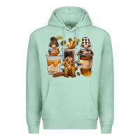 Seafoam Coffee gnome Premium Hoodie - BarkalooDesign