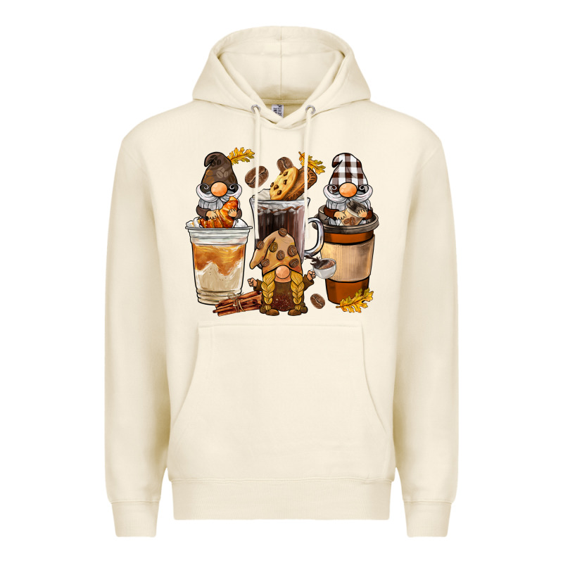 Coffee Gnome Premium Hoodie by BarkalooDesign | Teevron