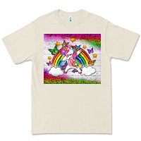 Bone LGBTQ Dabbbing Unicorn And Rainbow Tumbler Premium Tee - BundleAndBundleShop