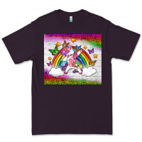 Lgbtq Dabbbing Unicorn And Rainbow Tumbler Premium Tee | Teevron