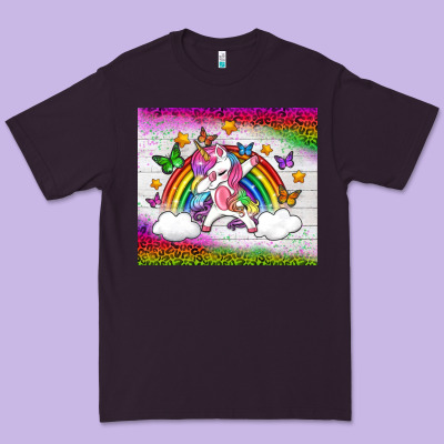 Lgbtq Dabbbing Unicorn And Rainbow Tumbler Premium Tee Designed By Bundleandbundleshop