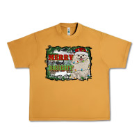 Peanut Butter merry and bright pomeranian Urban Heavy Tee - RanaPortraitStore
