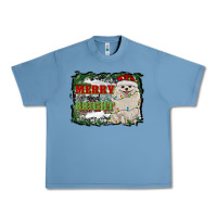 Pebble Blue merry and bright pomeranian Urban Heavy Tee - RanaPortraitStore