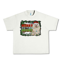 Pistachio merry and bright pomeranian Urban Heavy Tee - RanaPortraitStore
